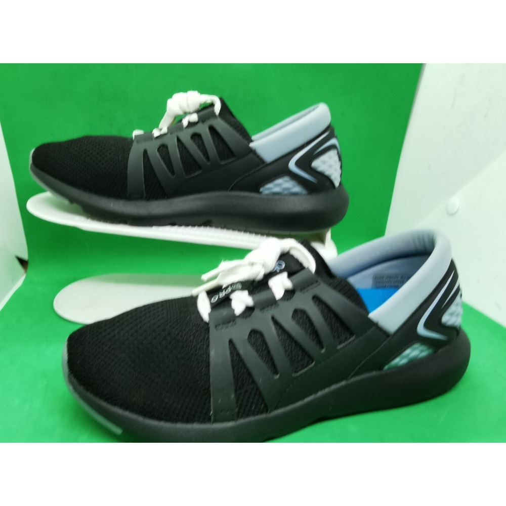ABEO LITE Women's Ellen Black Grey ProSystem Athletic Shoes Size 6.5
